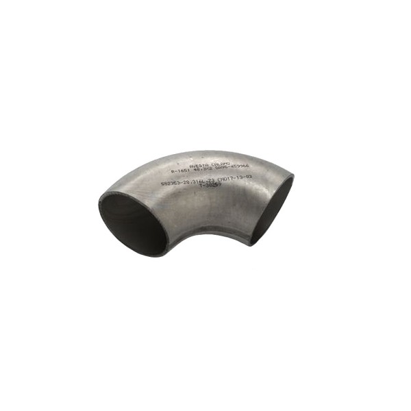 Lasbocht 3D 204x2mm 90grd RVS316