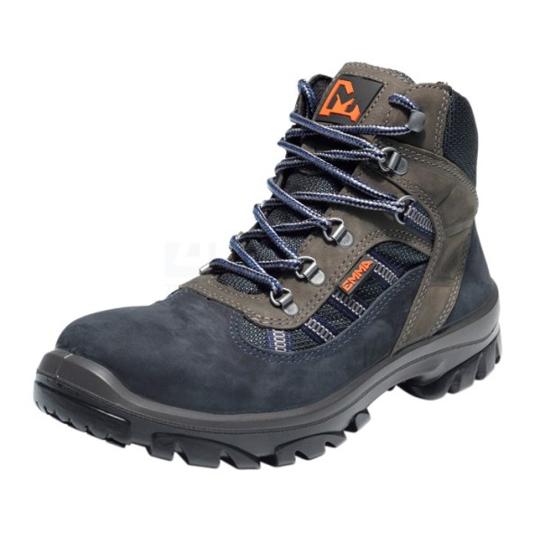 Veiligheidsschoen Emma Silverstone 44D blauw/grijs hoog, S2