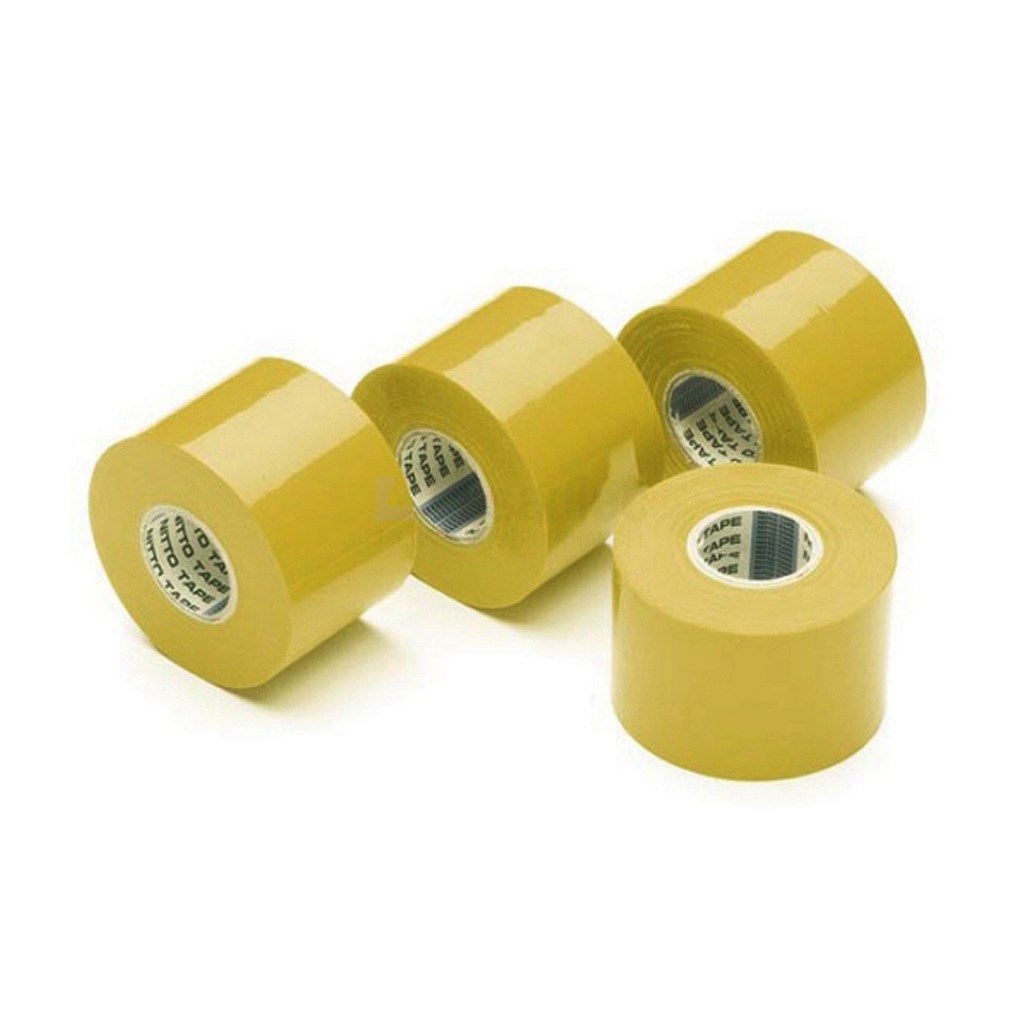 Isolatietape Nitto 120021 50x0,19mm geel PVC a20m
