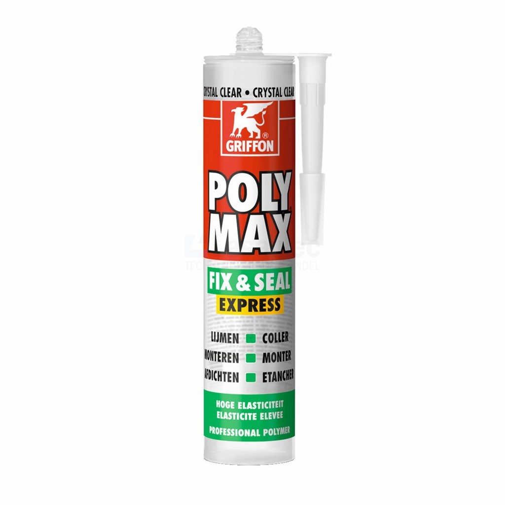 Lijmkit Bison Polymax 300gr transparant