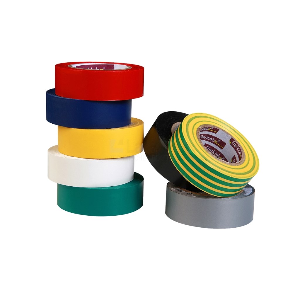 Isolatietape Berkleba 2040 19x0,15mm zwart PVC a10m