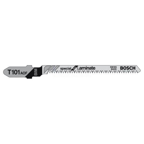 Decoupeerzaagblad Bosch T101AOF T1,4mm BiM a 5stuks