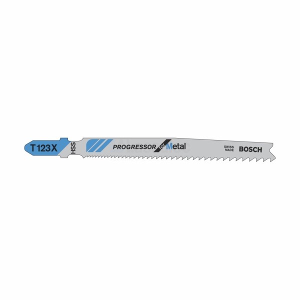 Decoupeerzaagblad Bosch T123X T1,2-2,6mm HSS a 5stuks