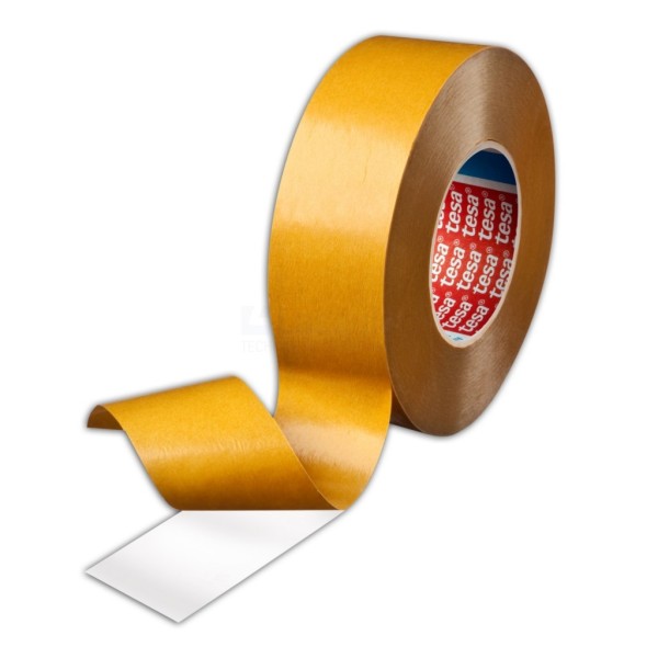 Tape Tesa 51970 12x0,22mm transparant PP a50m dubbelzijdig
