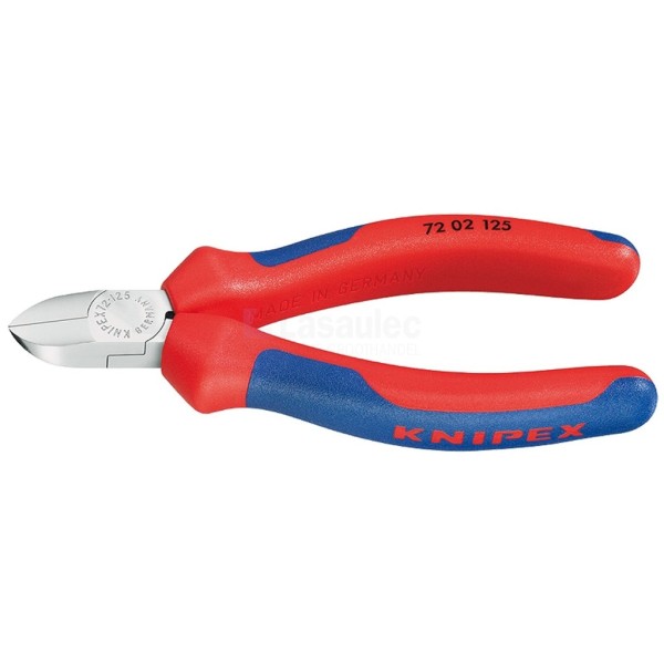 Zijkniptang Knipex 7202 125mm 2-K greep gepolijst