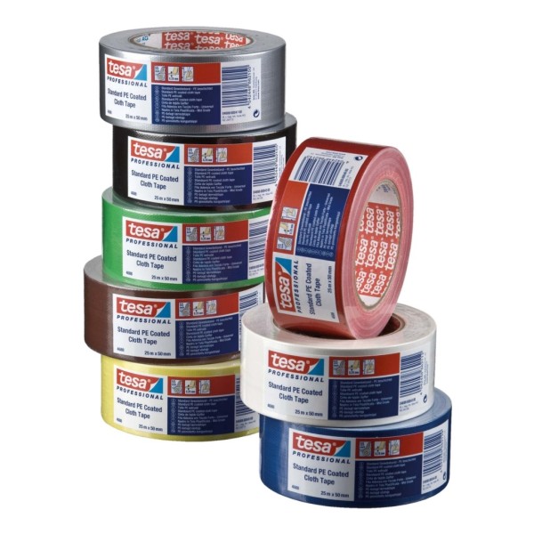 Linnentape Tesa 4688 50x0,14mm wit weefsel/PE a50m