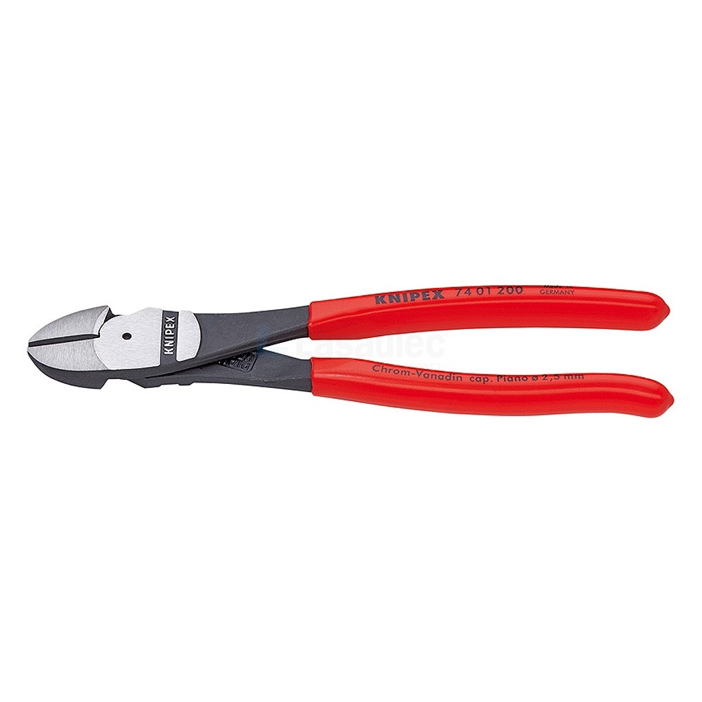 Zijkniptang Knipex 7401 180mm PVC bekleed gepolijst kracht