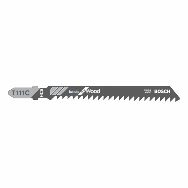 Decoupeerzaagblad Bosch T111C T3mm HCS a5stuks