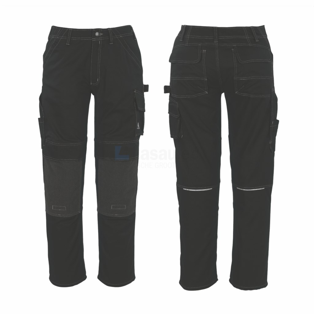 Werkbroek Mascot Lerida 05079-010 82C52 zwart 65%pol/35%kat stre