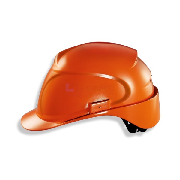 Veiligheidshelm Uvex Airwing oranje draaiknop