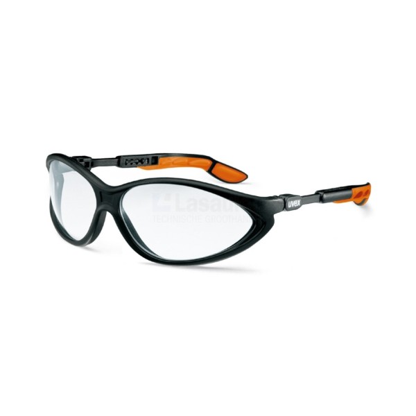 Veiligheidsbril Uvex 9188 175 zwart/blank