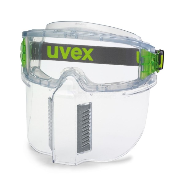 Mond/gelaatscherm Uvex ultravision 9301-317 transparant tbv 9301