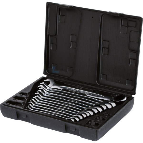 Steekringratelsleutelset KS-Tools 503.4665 8-19mm 12-delig