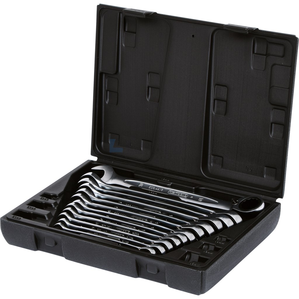 Steekringratelsleutelset KS-Tools 503.4665 8-19mm 12-delig