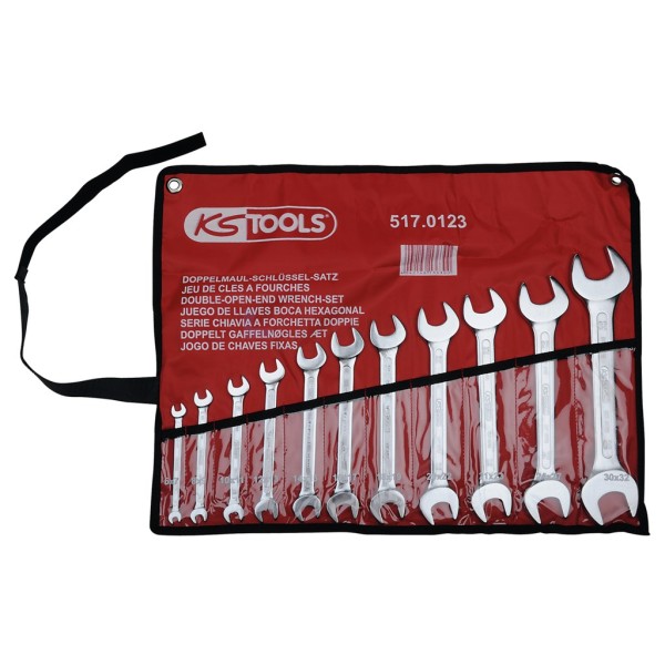 Steeksleutelset KS-Tools 517.0123 6-32mm 11 delig
