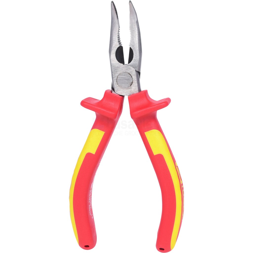 Telefoontang KS-Tools 1171120 150mmgeb. gebogen VDE