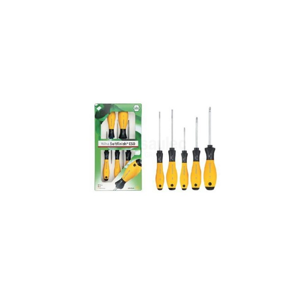Schroevendraaierset Wiha softfinish 6-dlg.