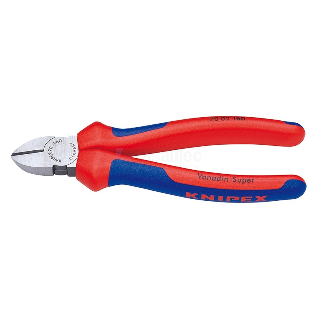 Zijkniptang Knipex 7002 160mm 2-K greep gepolijst