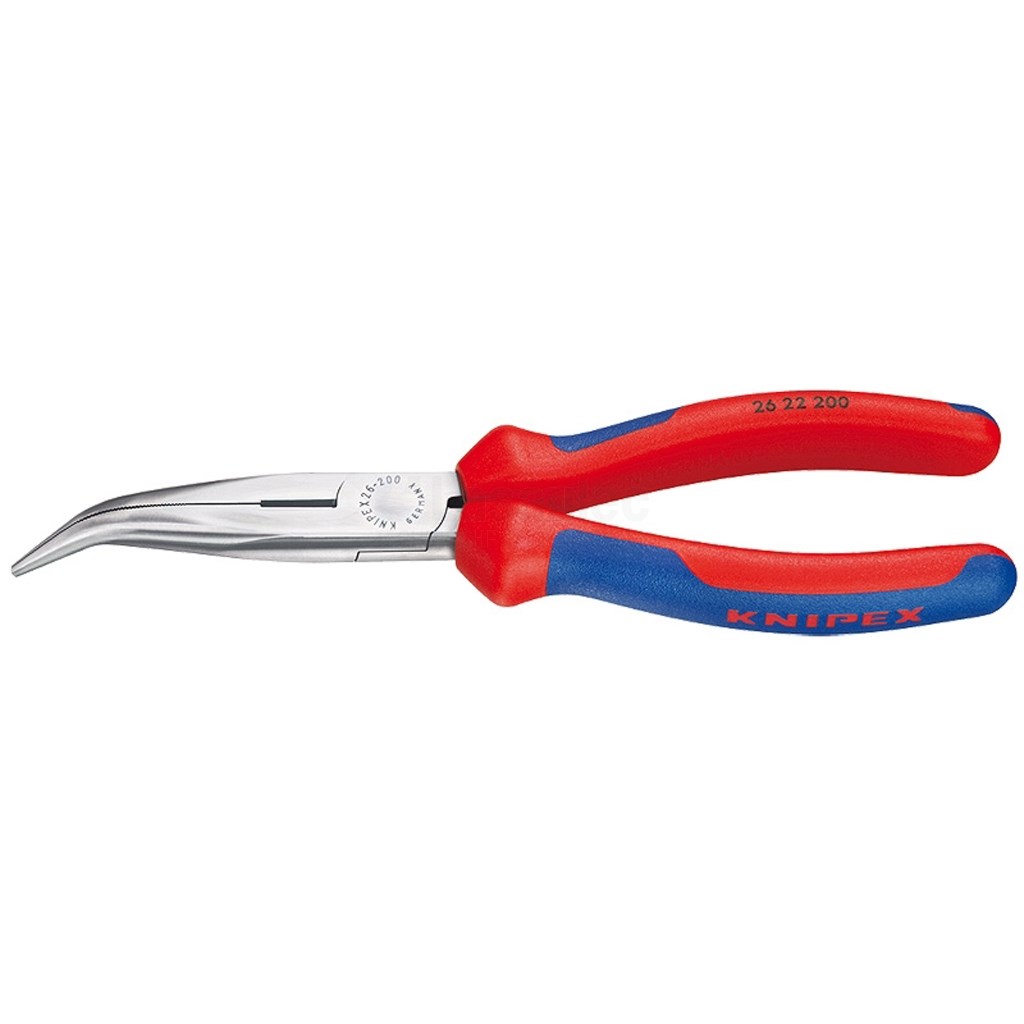 Telefoontang Knipex 2622 200mm 2-K greep gebogen