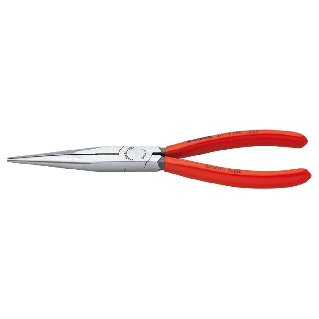 Telefoontang Knipex 2611 200mm PVC bekleed gepolijst recht