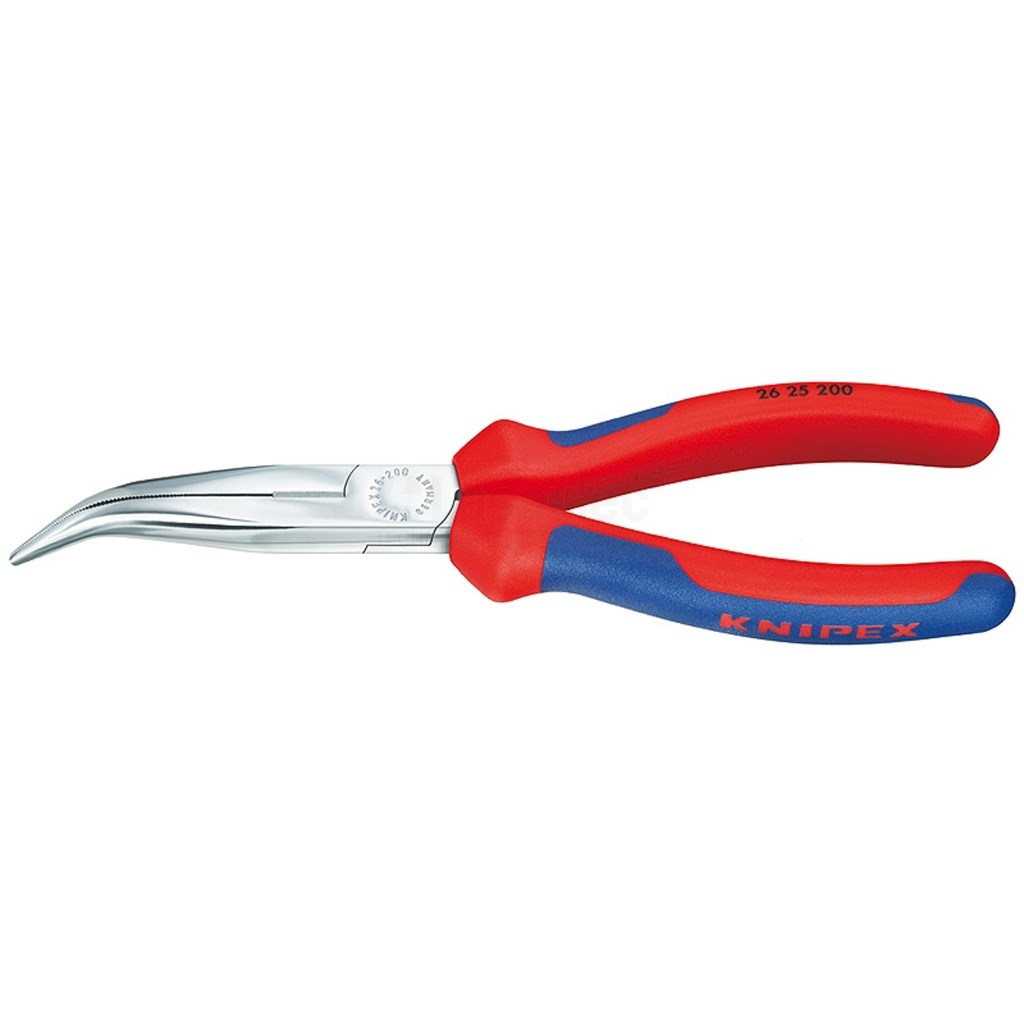 Telefoontang Knipex 2625 200mm 2-K greep gebogen