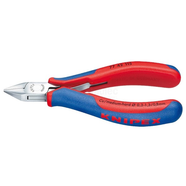 Zijkniptang Knipex 7742 115mm 2-K greep gepolijst kracht