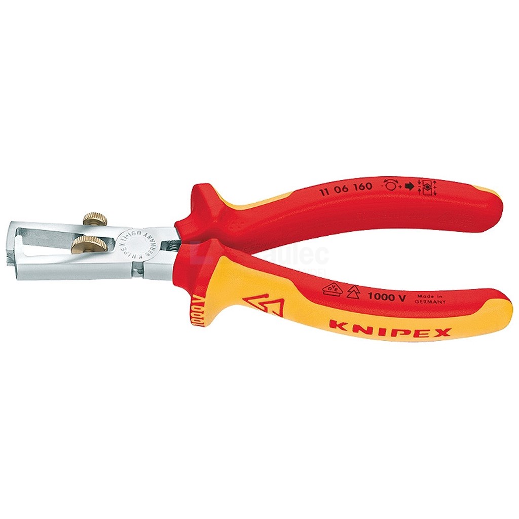 Striptang Knipex 1106 160mm VDE verchroomd