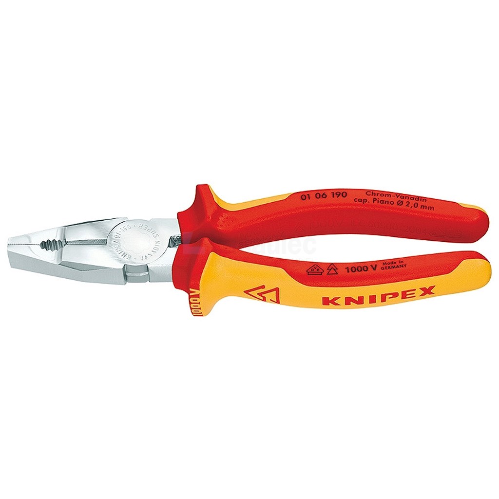 Combinatietang Knipex 0106 190mm VDE verchroomd