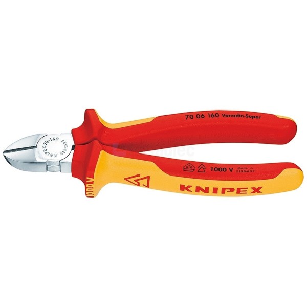 Zijkniptang Knipex 7006 180mm VDE verchroomd