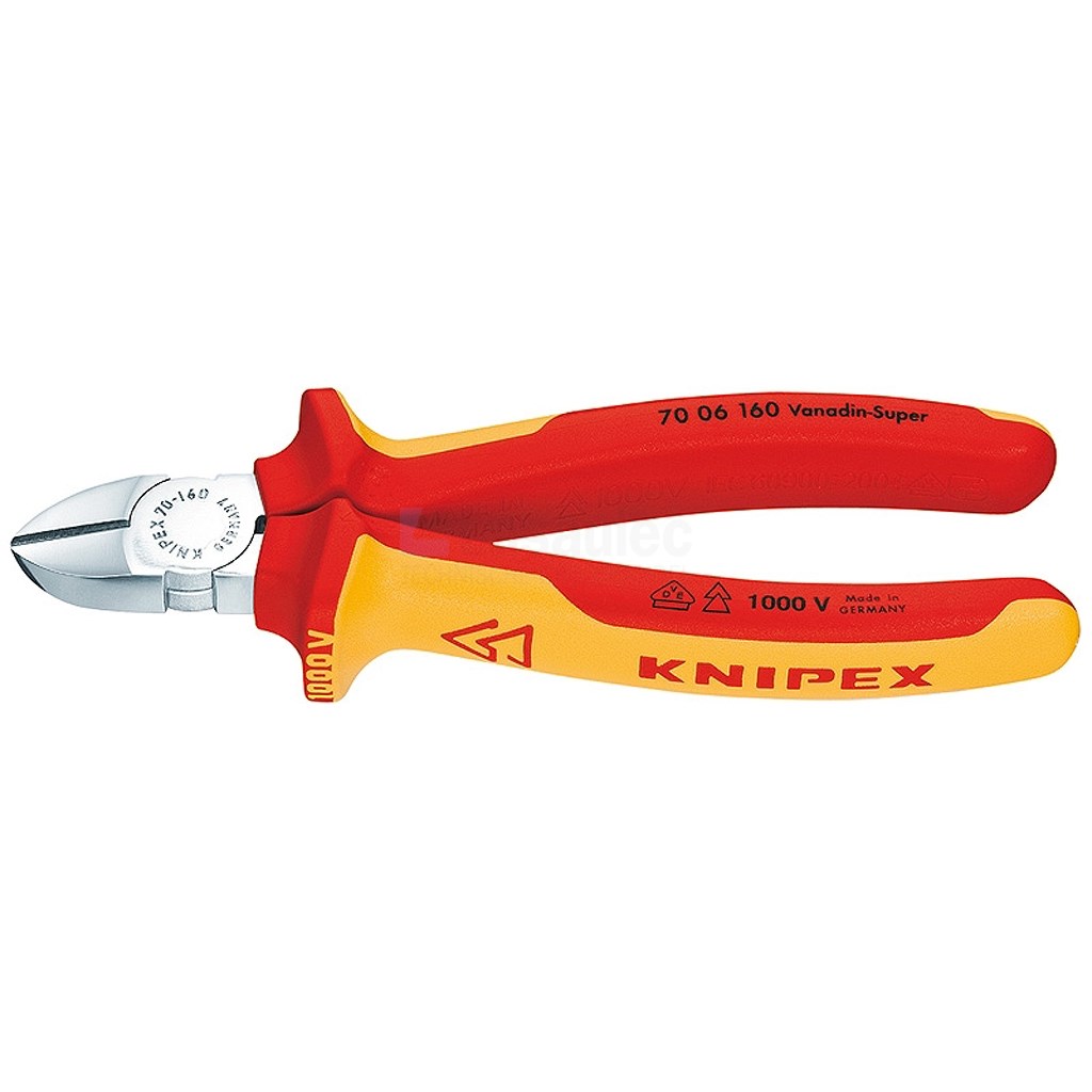 Zijkniptang Knipex 7006 140mm VDE verchroomd
