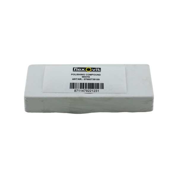 Polijstpasta Flexovit rvs/alu wit a650gr