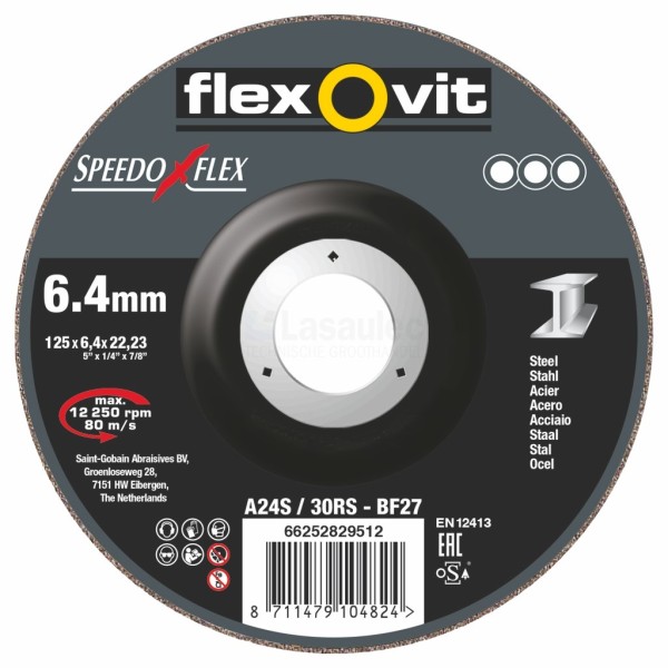 Afbraamschijf Flexovit Speedoflex 125x6,4mm