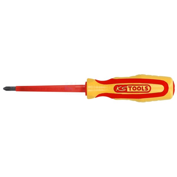 Schroevendraaier KS-Tools 1170534 PZ1x80/185mm VDE