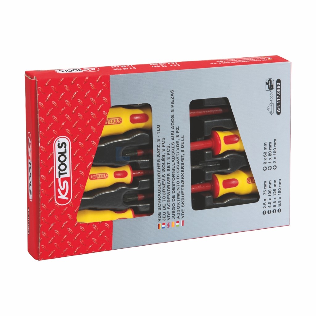 Schroevendraaierset KS-Tools 1170550 8-delig VDE