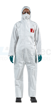 Wegwerpoverall Microgard 2500 plus type 4/5/6 mt XXL wit