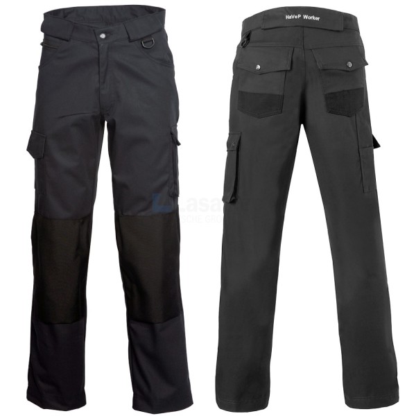 Werkbroek HaVeP 8597..M2500H 58 zwart kat/poly