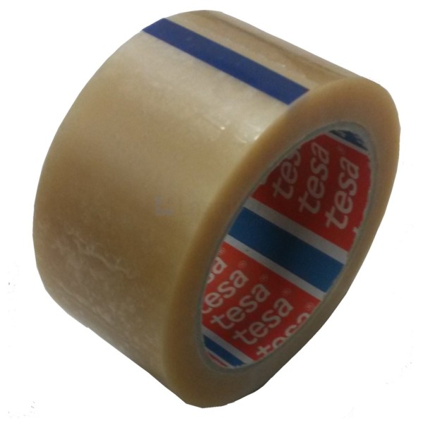 Verpakkingtape Tesa 4120 50x0,049mmmm bruin PVC a60m