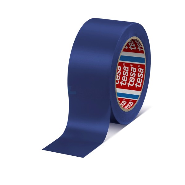 Markeertape Tesa 60760 50x0,15mm blauw PVC a33m