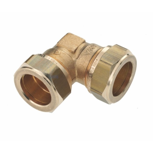 Kniekoppeling Bonfix knel 42x42mm CuZn vpe=5st