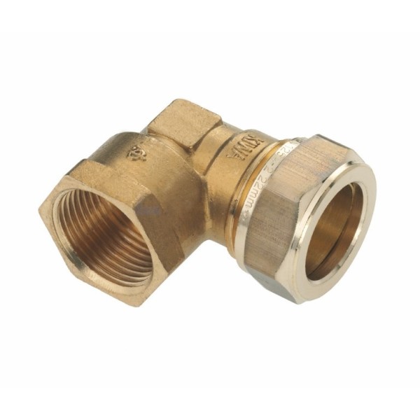 Kniekoppeling Bonfix knel 6/4"x42mm CuZn bin.dr.,ve=5st