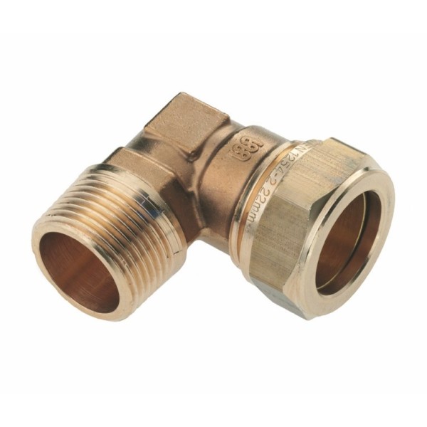 Kniekoppeling Bonfix knel 1/2"x12mm CuZn bui.dr.,ve=25st