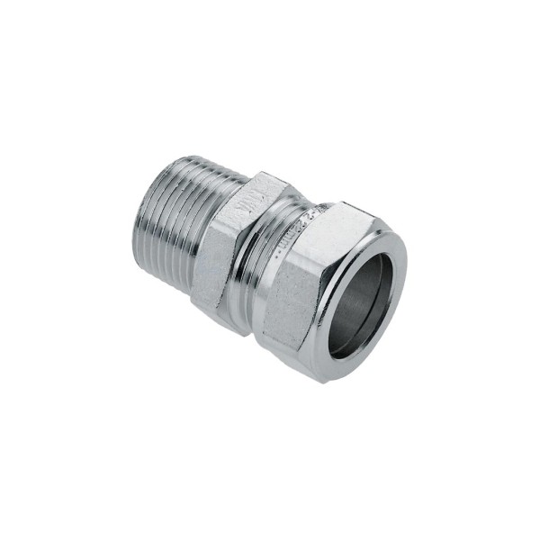 Puntstuk Bonfix knel 3/4"x22mm CuZn-Ni bui.dr.,vpe=10st