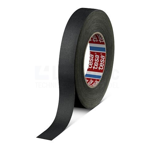 Linnentape Tesa 4541 19x0,27mm zwart weefsel a50m