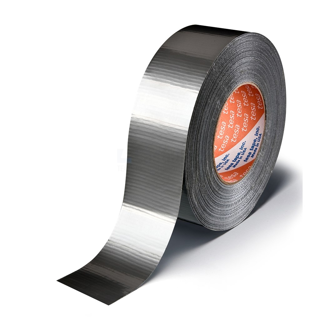 Linnentape Tesa 4688 50x0,14mm grijs weefsel/PE a50m