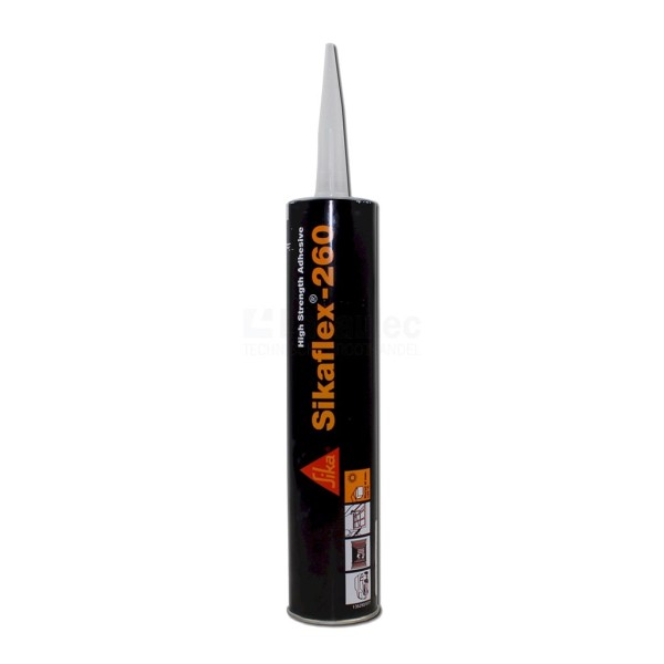 Lijmkit Sikaflex 260 300ml zwart pu