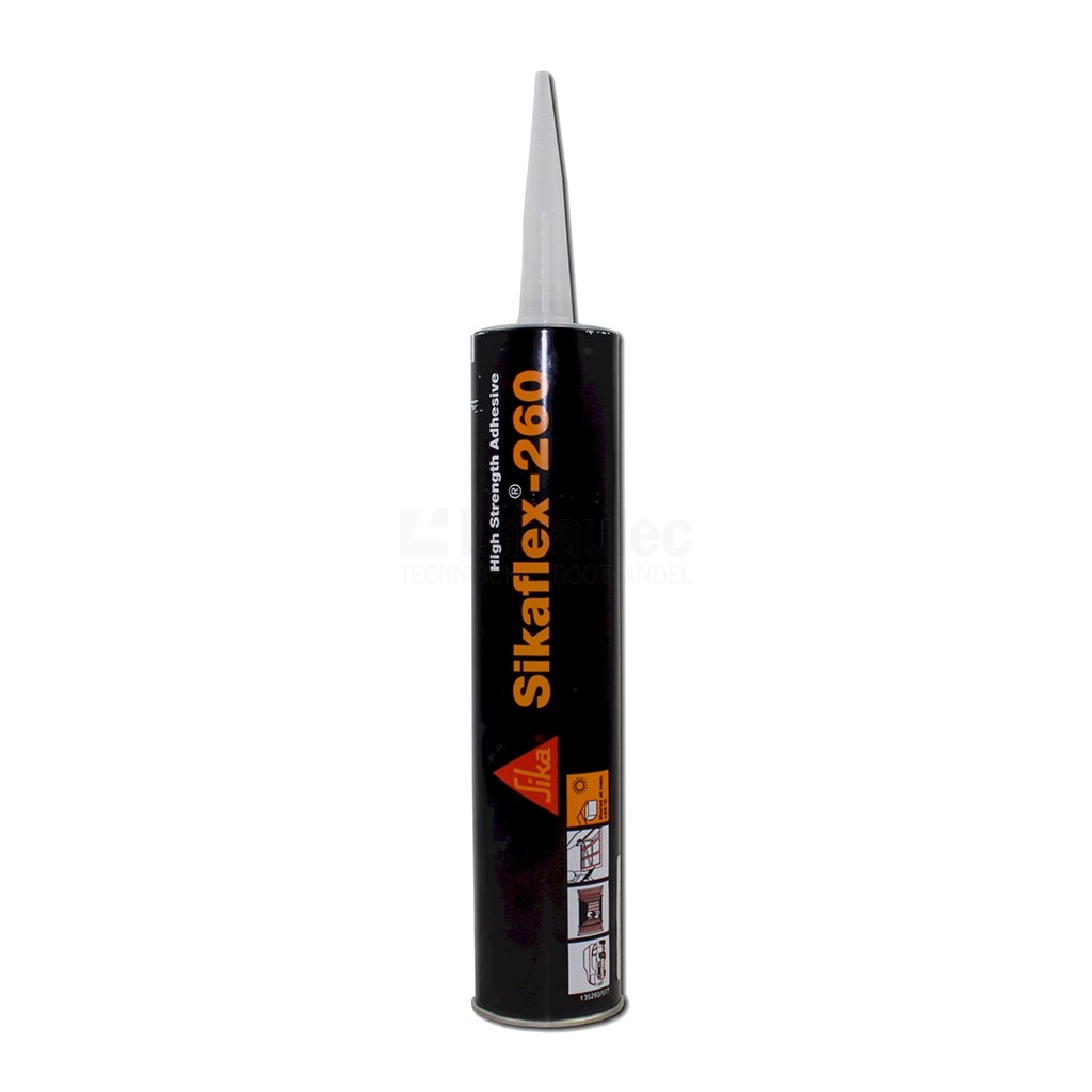 Lijmkit Sikaflex 260 300ml zwart pu