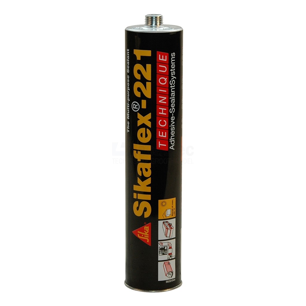 Lijmkit Sikaflex 221 300ml grijs pu