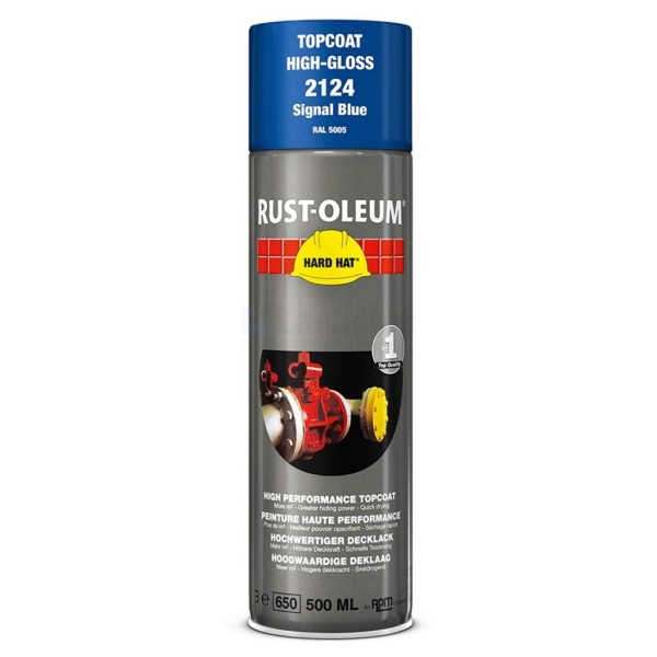 Verf Rust-Oleum 2124 500ml blauw RAL5005