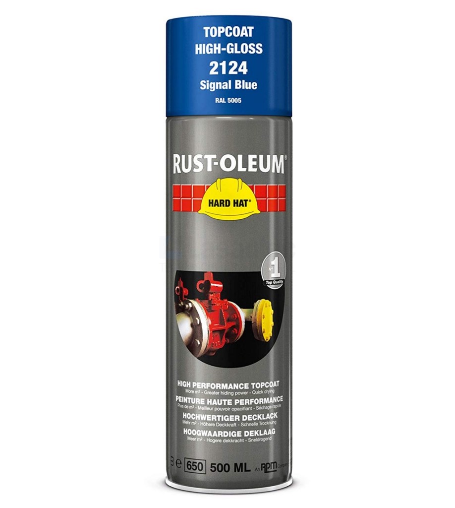 Verf Rust-Oleum 2124 500ml blauw RAL5005