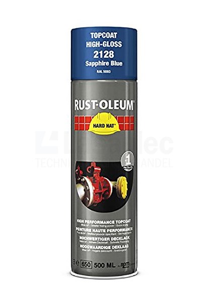 Verf Rust-Oleum 2128 500ml blauw RAL5003